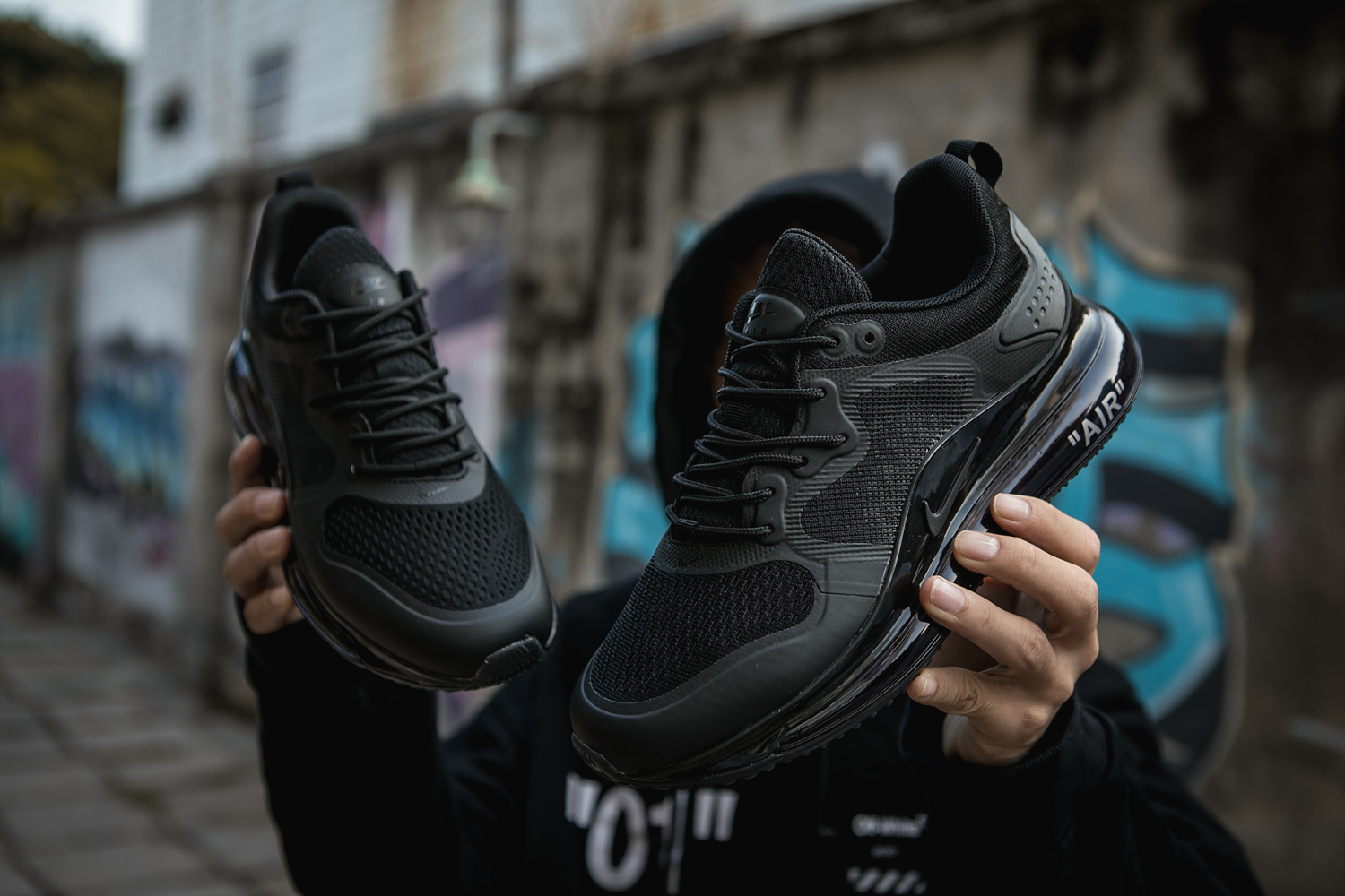 Nike Air Max 720 All Black Running Shoes